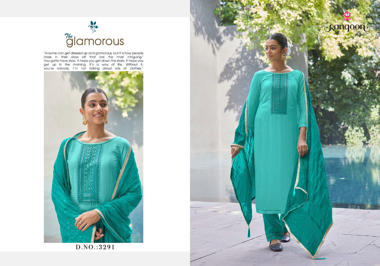 Rangoon Spirit Silk Designer Festive Wear Fancy Silk Ready Made Dress Collection